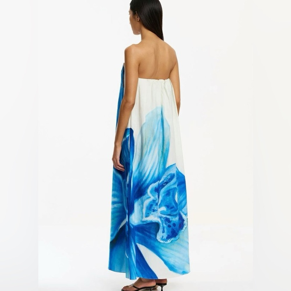 Significant Other Olea Maxi Dress in blue Floral Print Size 4 NWT - Picture 6 of 10